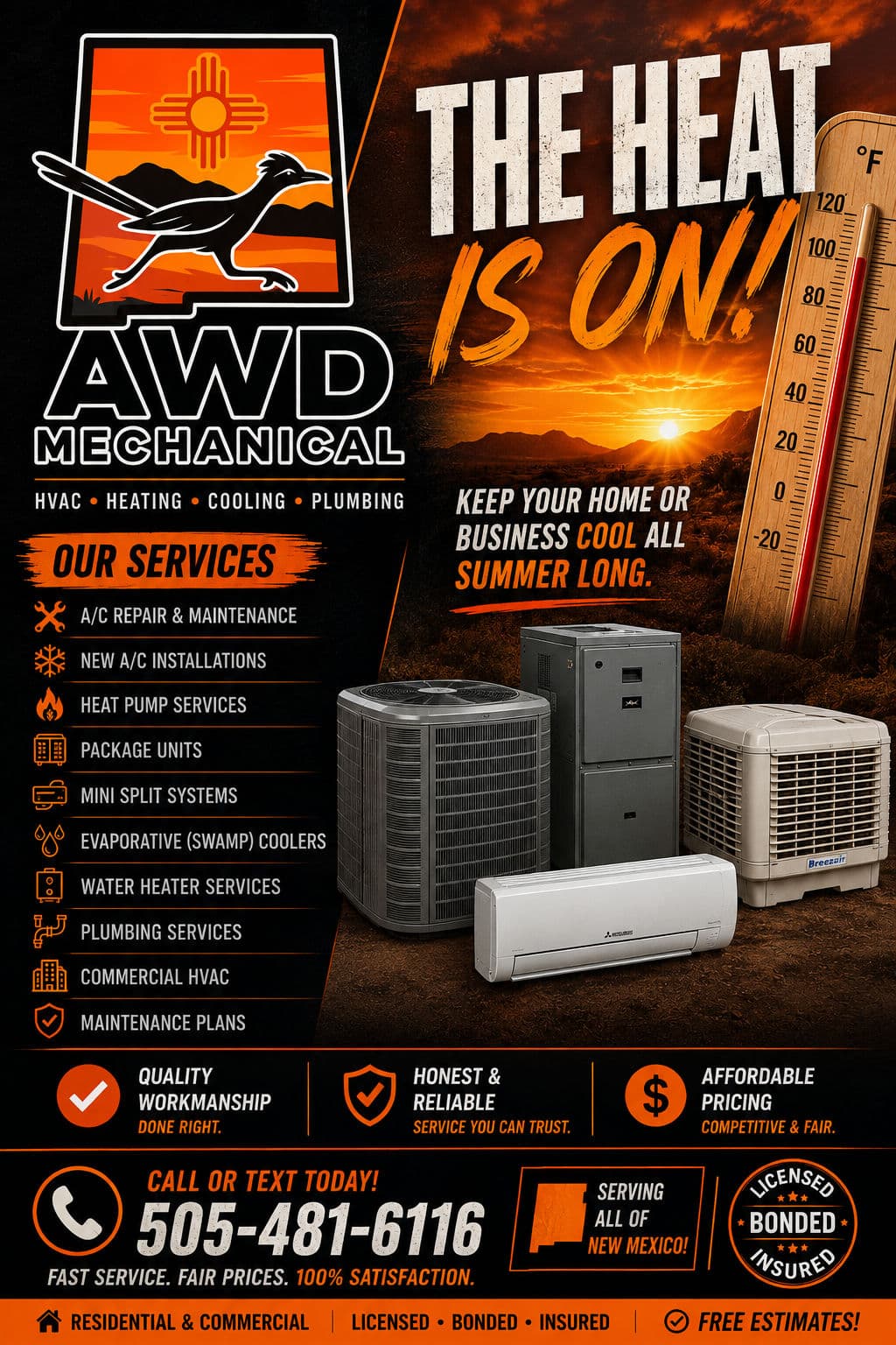 Project AWD Mechanical Keeps New Mexico Homes and Businesses Cool All Summer image