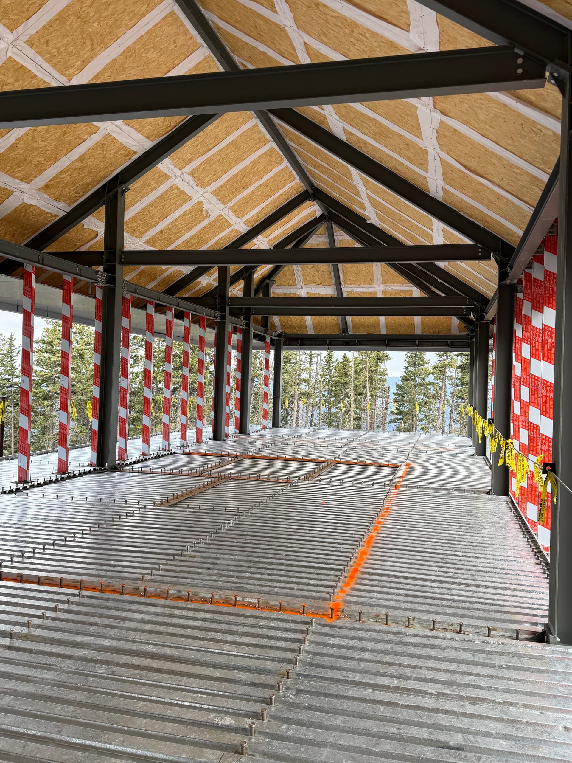 Nearly 1,200 Feet of Radiant Heat Piping Installed in Angel Fire image