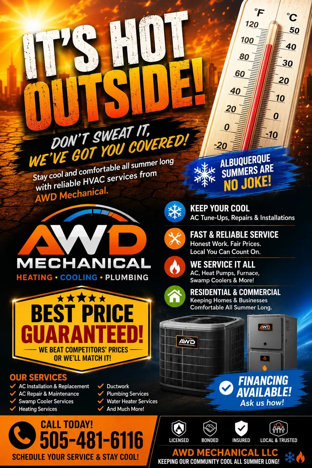 Project Your AC Struggling This Summer? AWD Mechanical Has You Covered image