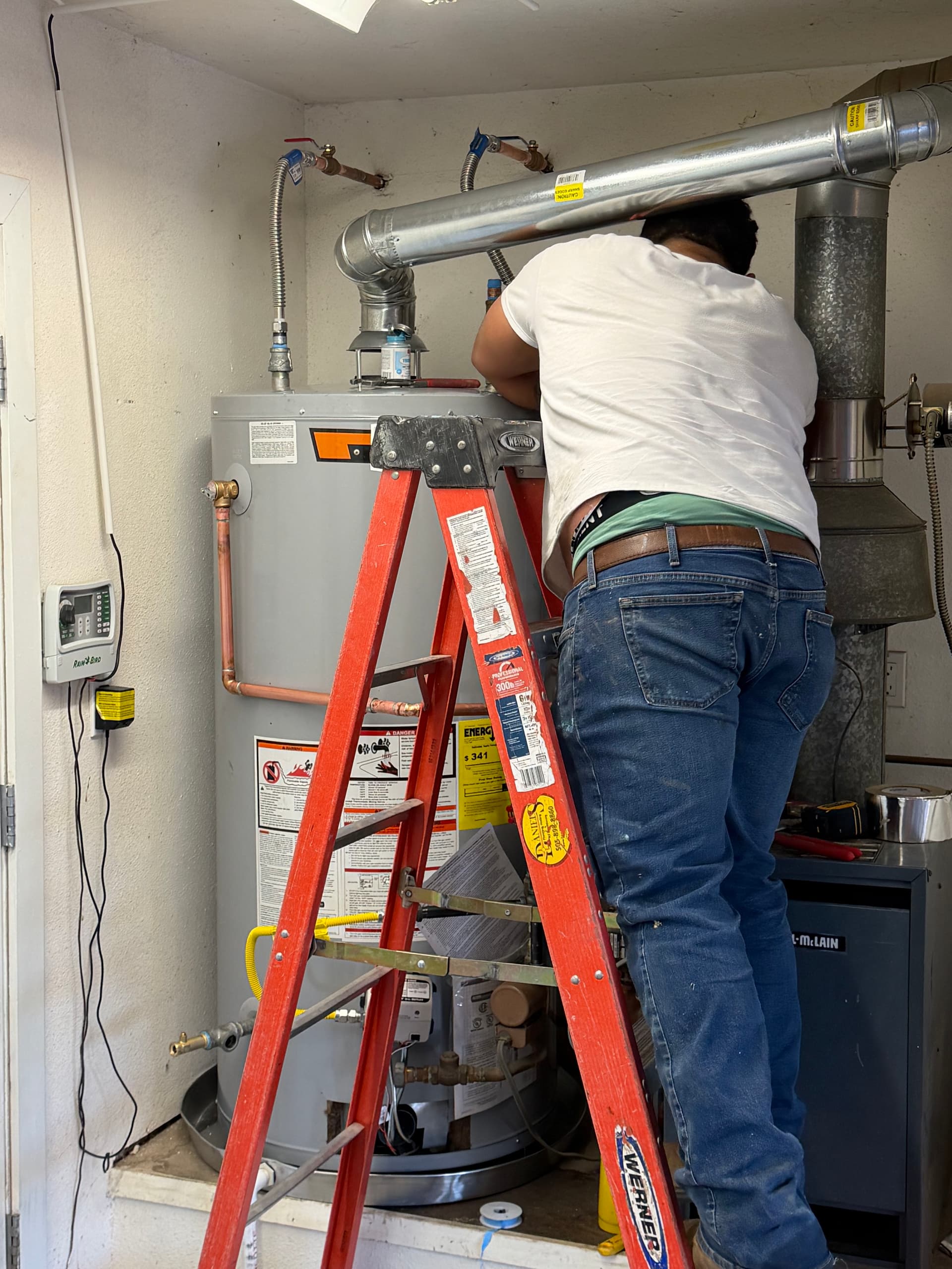 Gallery photos for Efficient 75-Gallon Water Heater Installation: Image #2