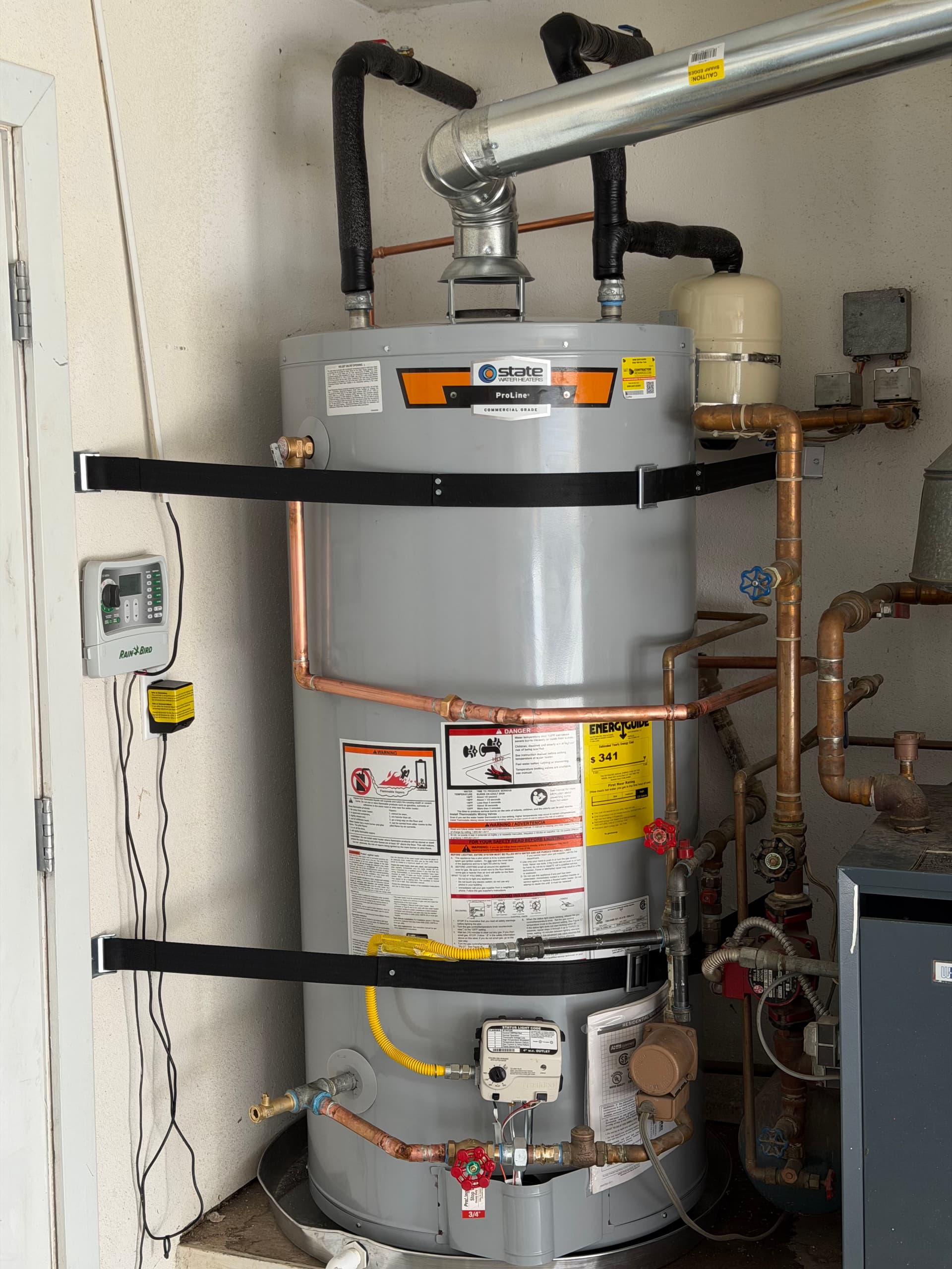 Gallery photos for Efficient 75-Gallon Water Heater Installation: Image #1